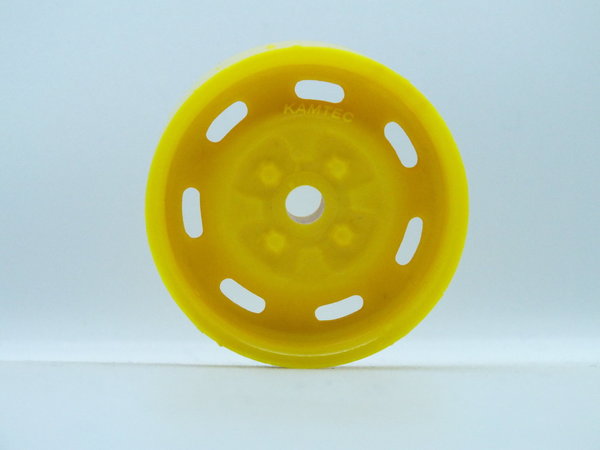 Kamtec Steel Wheel Yellow