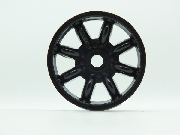 Kamtec 1:12 Minilite Front Bearing Wheels  (black)