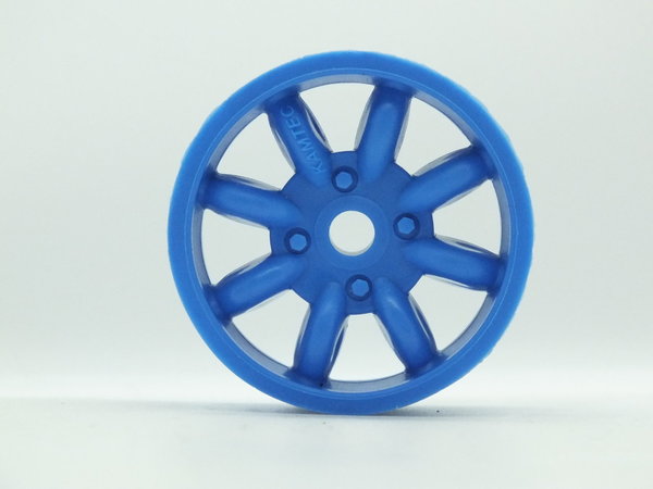 Kamtec 1:12 Minilite Front Bearing Wheels  (blue)