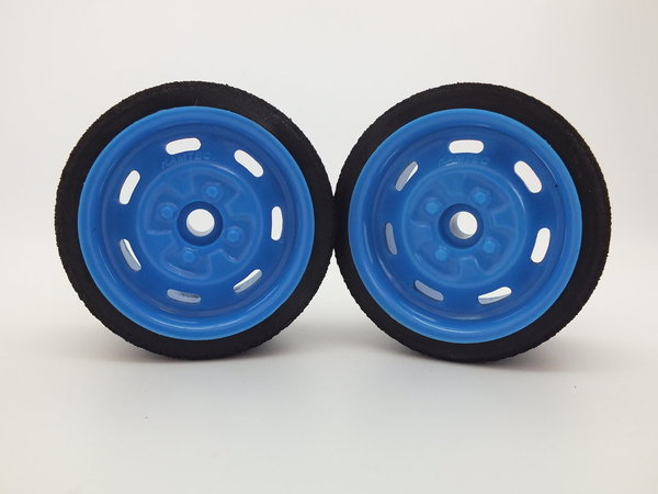 Blue Bearing Front Steel Wheels and Tyres Trued and Glued