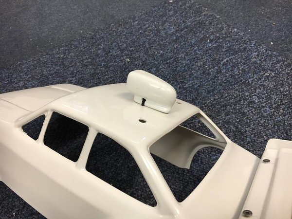 Air Scoop Roof Fin Welly Boot ABS