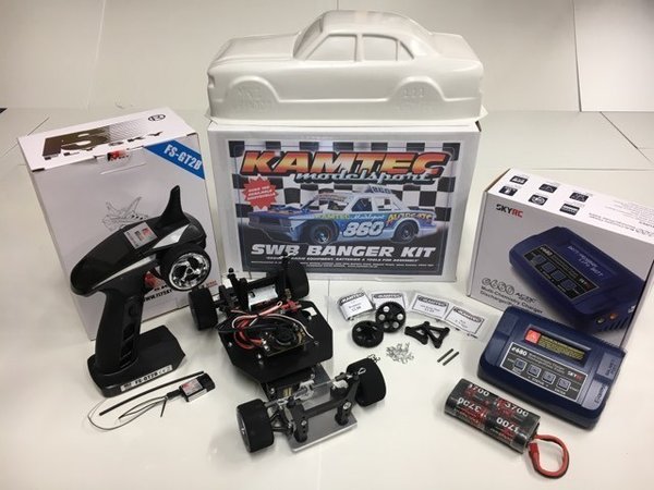 NEW Banger Racing Starter Pack with Free Spares Package V12 Kamtec
