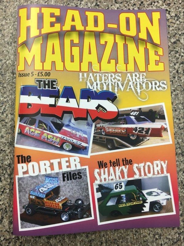 Head On Magazine Issue 5 HOM hard copy RC Banger Racing Magazine