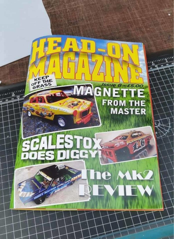 Head On Magazine Issue 6 HOM hard copy RC Banger Racing Magazine