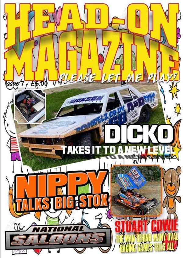 Head On Magazine Issue 7 HOM hard copy RC Banger Racing Magazine