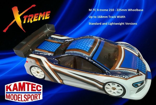 Xtreme M-TC Mini Touring Car Body Shell Lexan Kamtec M Racing
